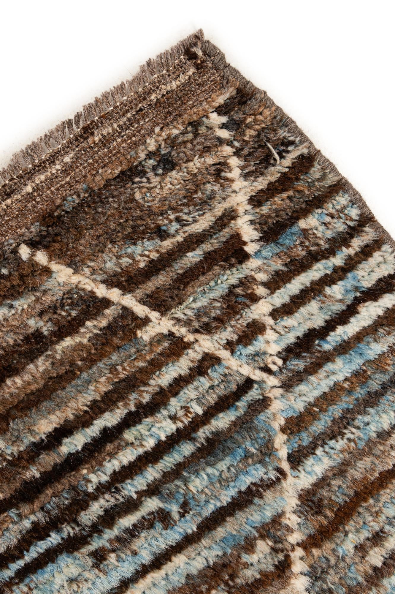 5' 11 x 7' 10 Hand Knotted Moroccan Wool Rug
