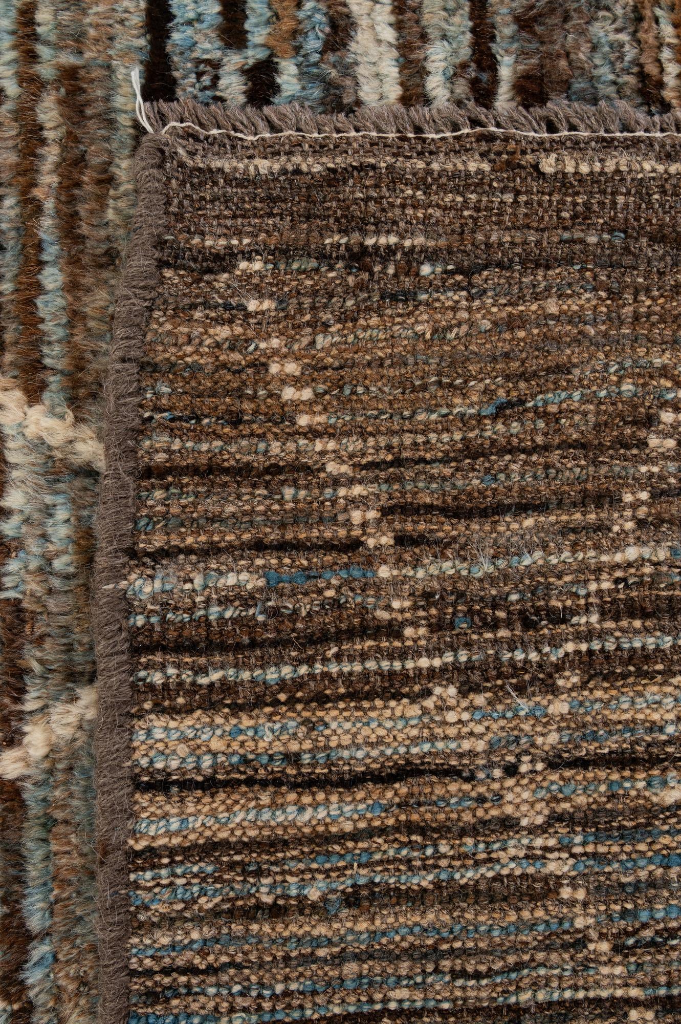 5' 11 x 7' 10 Hand Knotted Moroccan Wool Rug