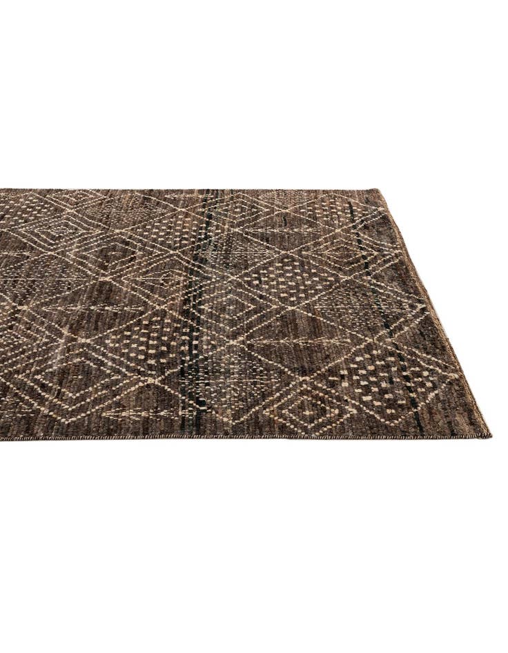 Detail image of 6' 2 x 8' 1  Hand Knotted Moroccan Wool Rug