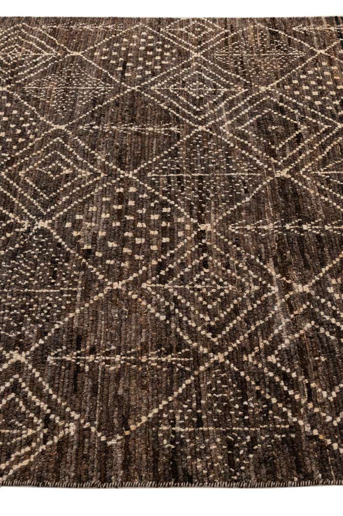 6' 2 x 8' 1 Hand Knotted Moroccan Wool Rug