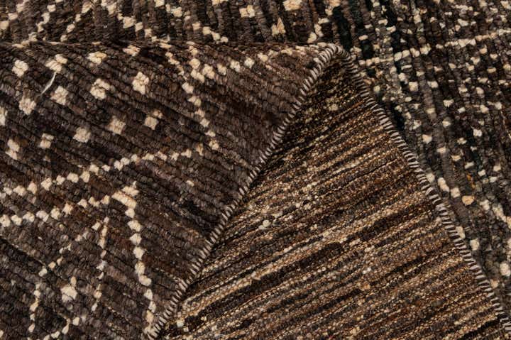 6' 2 x 8' 1 Hand Knotted Moroccan Wool Rug