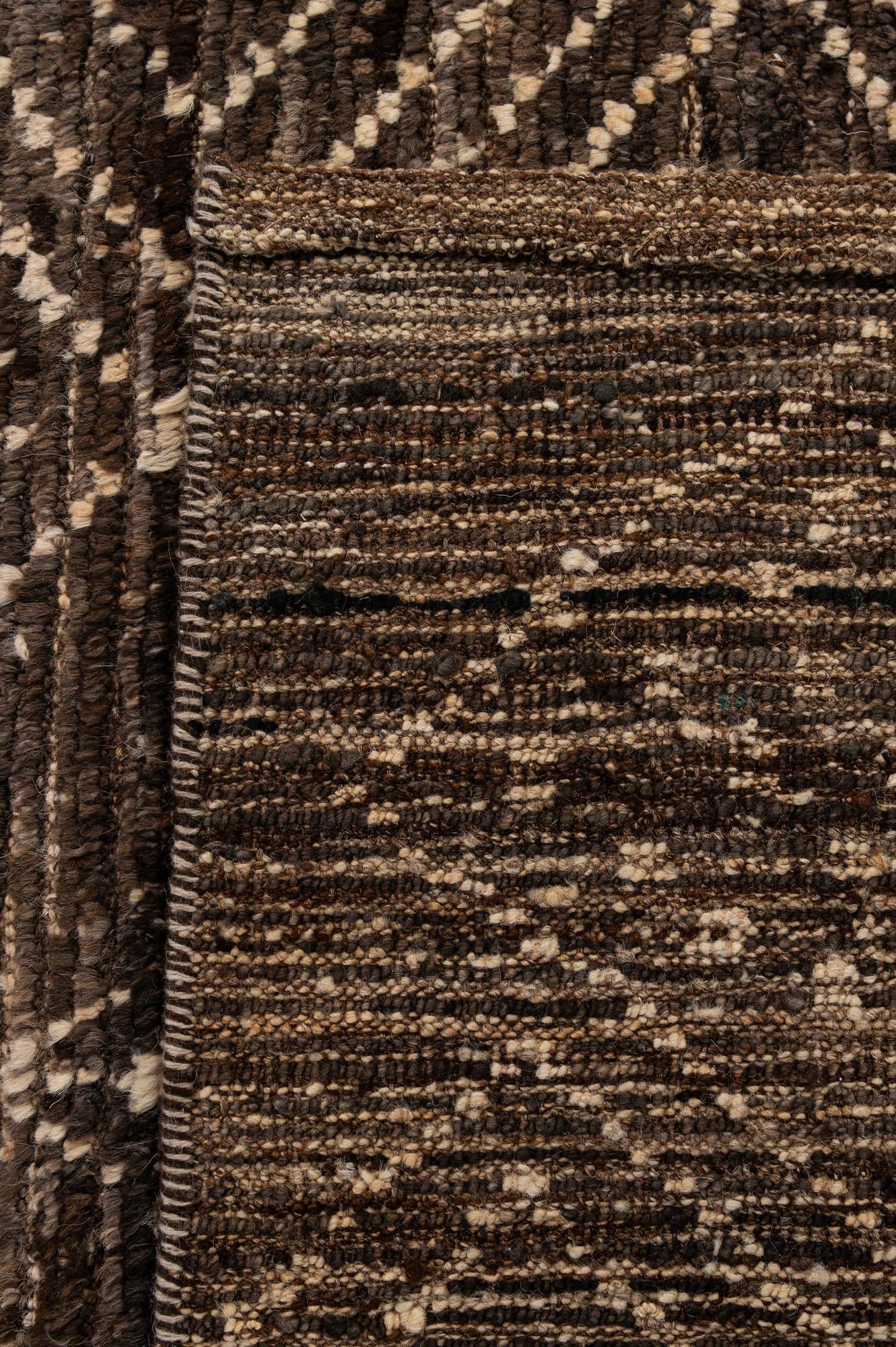 6' 2 x 8' 1 Hand Knotted Moroccan Wool Rug