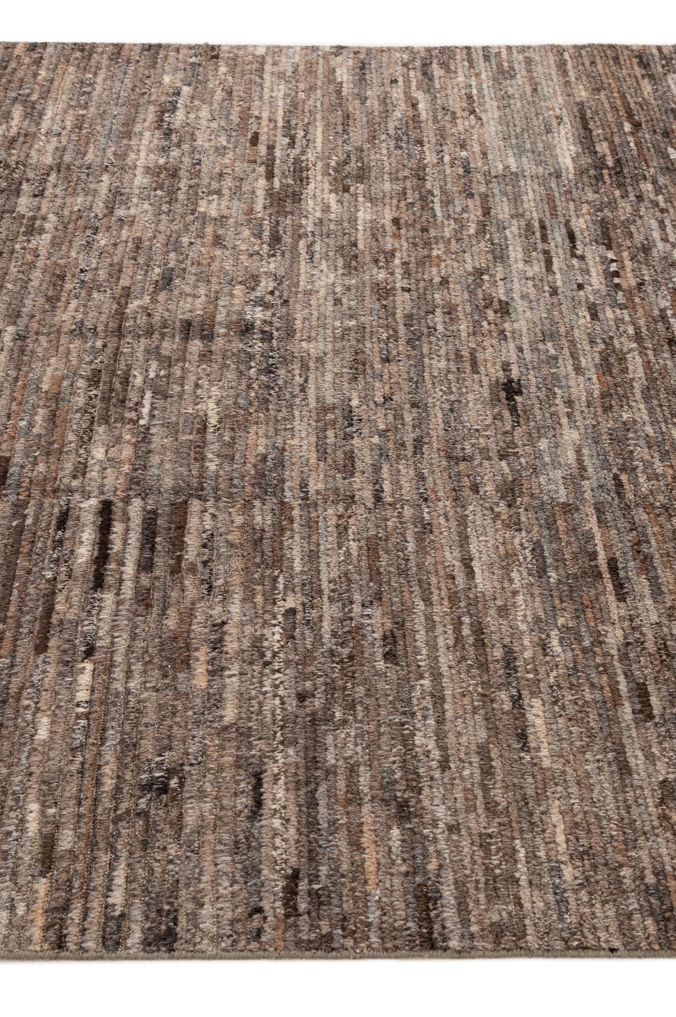 6' 4 x 9' 8 Hand Knotted Moroccan Wool Rug