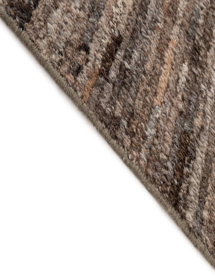 Detail image of 6' 4 x 9' 8 Hand Knotted Moroccan Wool Rug