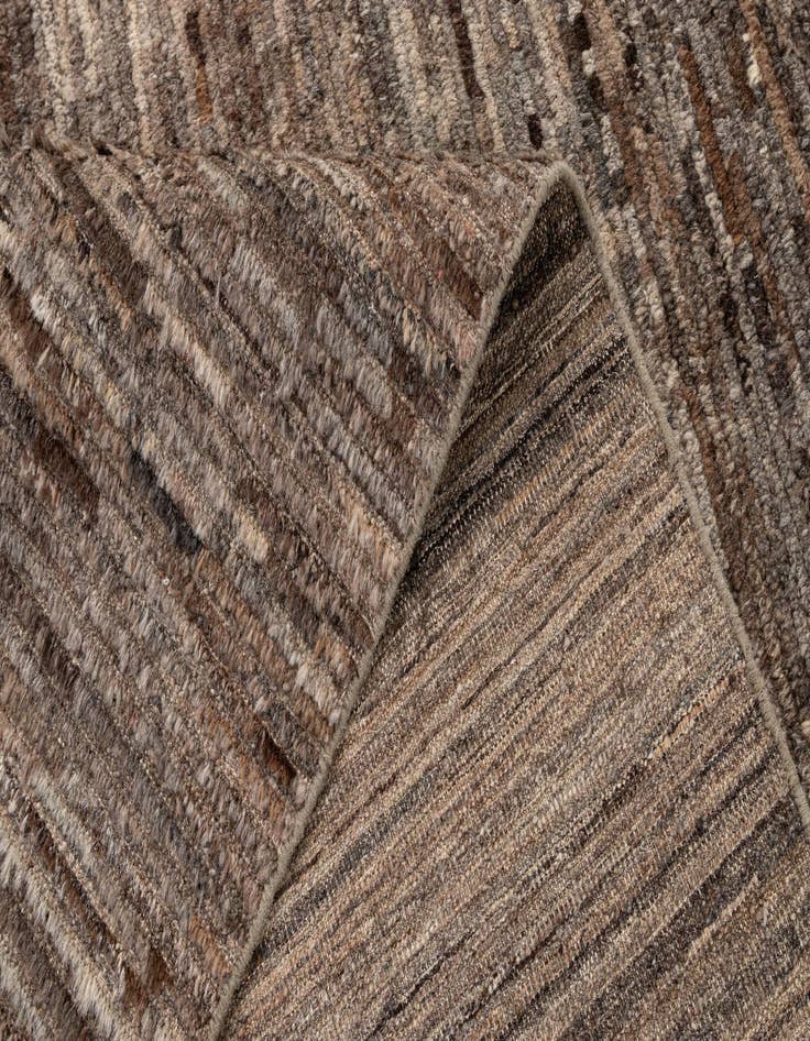 Detail image of 6' 4 x 9' 8  Hand Knotted Moroccan Wool Rug