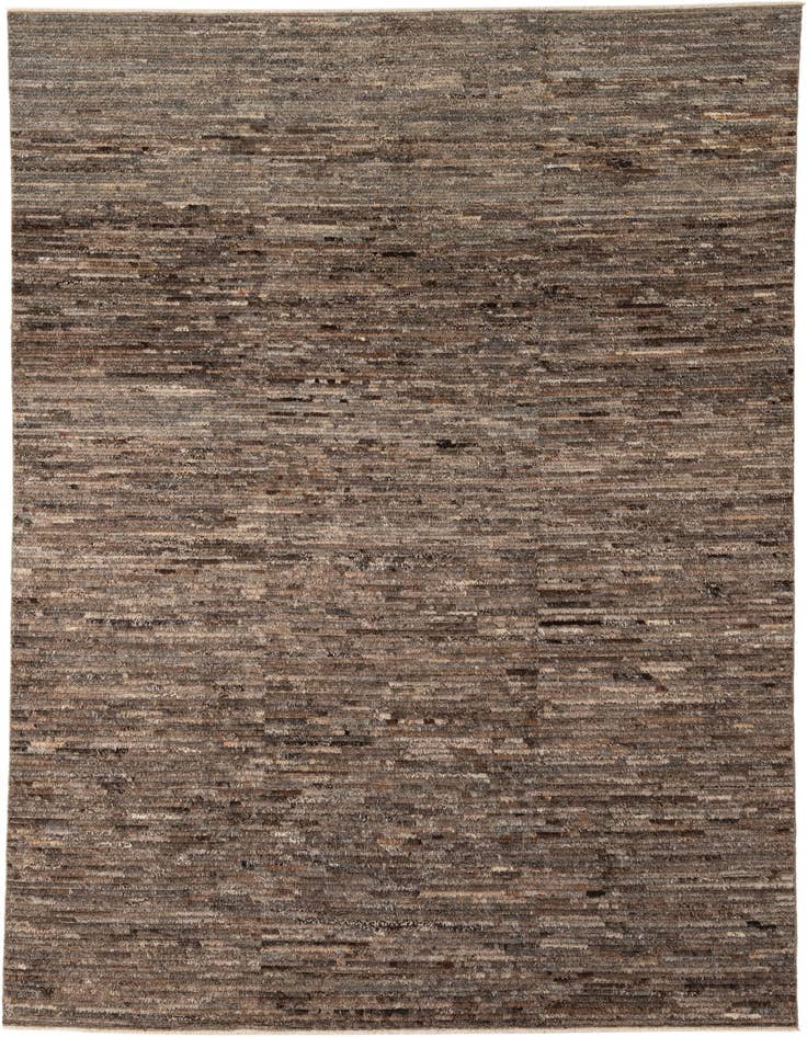 Detail image of 6' 4 x 9' 8 Hand Knotted Moroccan Wool Rug
