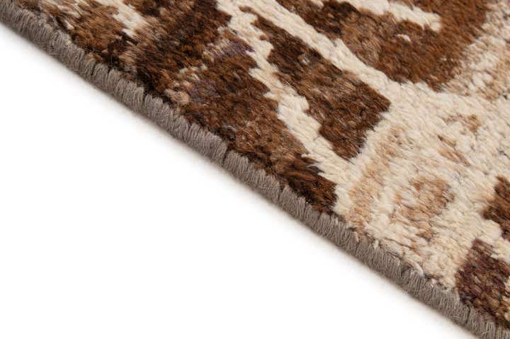 6' 5 x 9' 7 Hand Knotted Moroccan Wool Rug