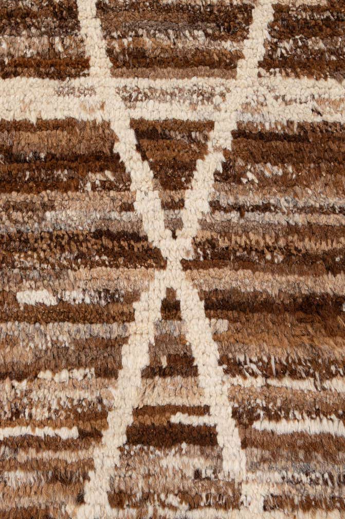 6' 5 x 9' 7 Hand Knotted Moroccan Wool Rug