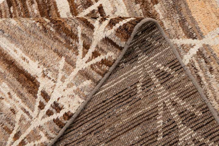6' 5 x 9' 7 Hand Knotted Moroccan Wool Rug