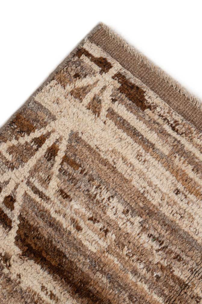 6' 5 x 9' 7 Hand Knotted Moroccan Wool Rug