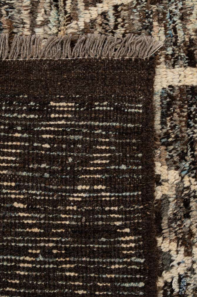 6' 9 x 9' 9 Hand Knotted Moroccan Wool Rug