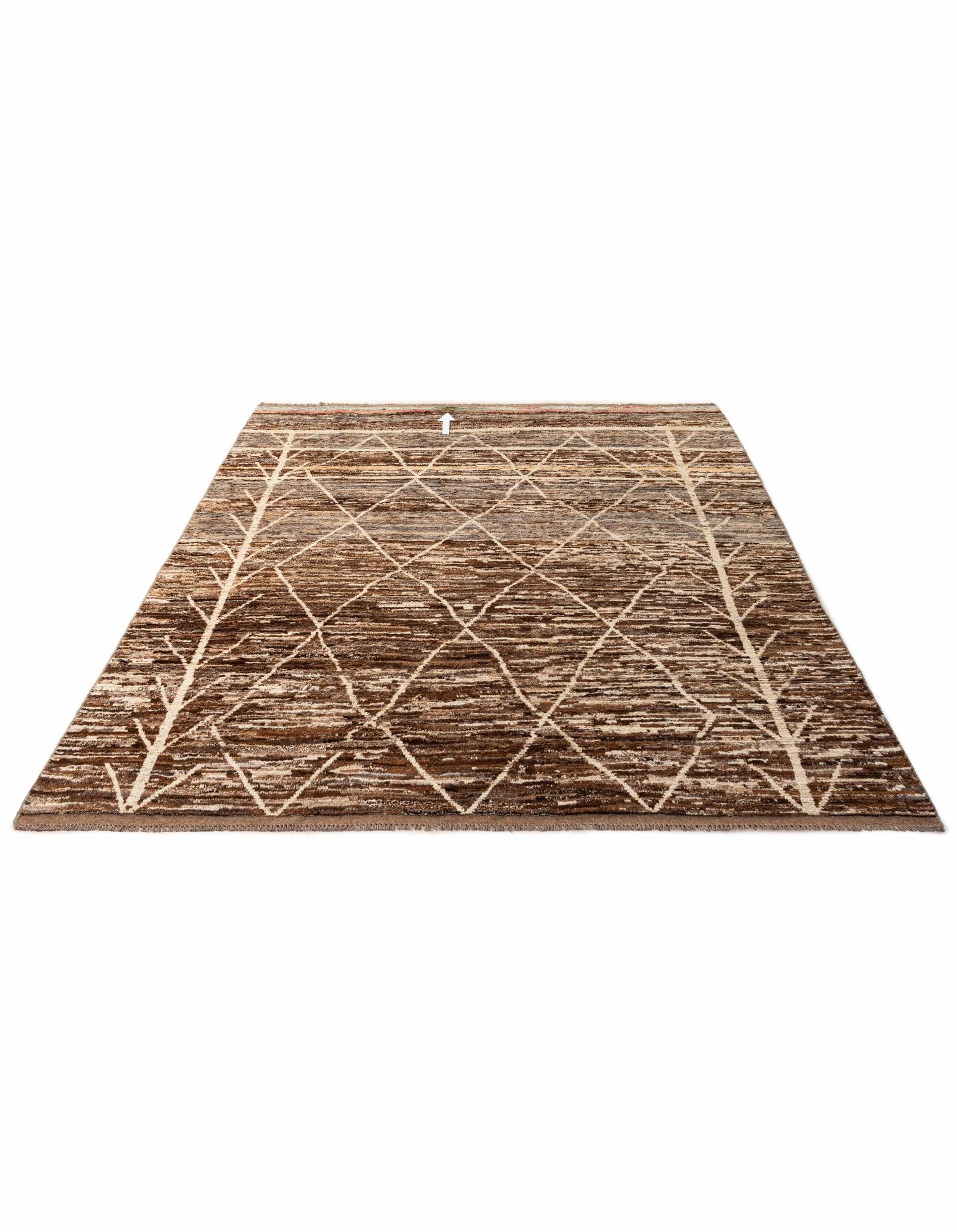 7' 11 x 9' 6 Hand Knotted Moroccan Wool Rug