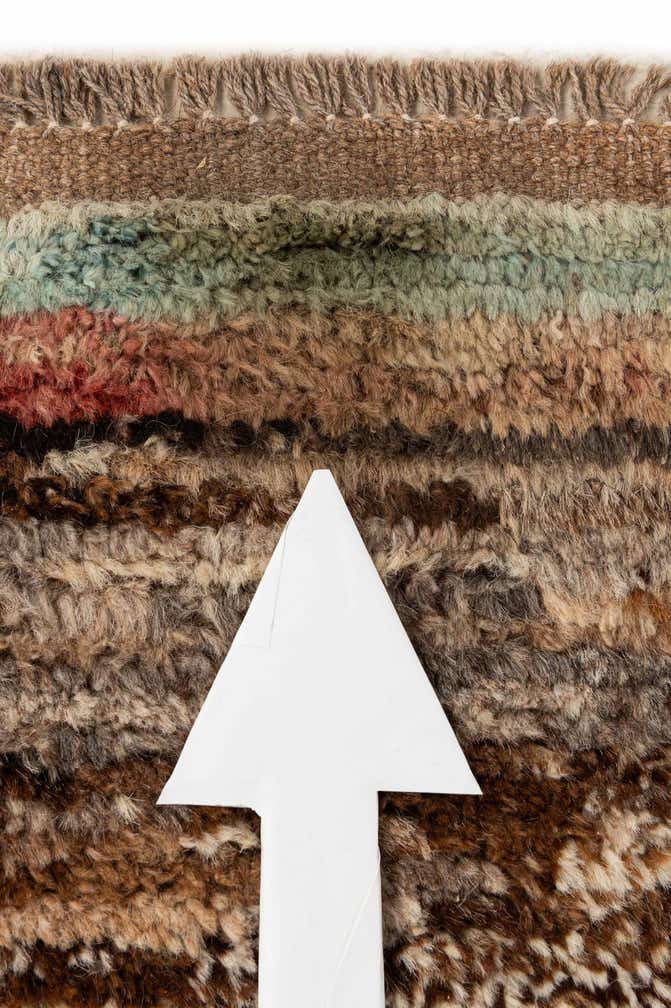 7' 11 x 9' 6 Hand Knotted Moroccan Wool Rug