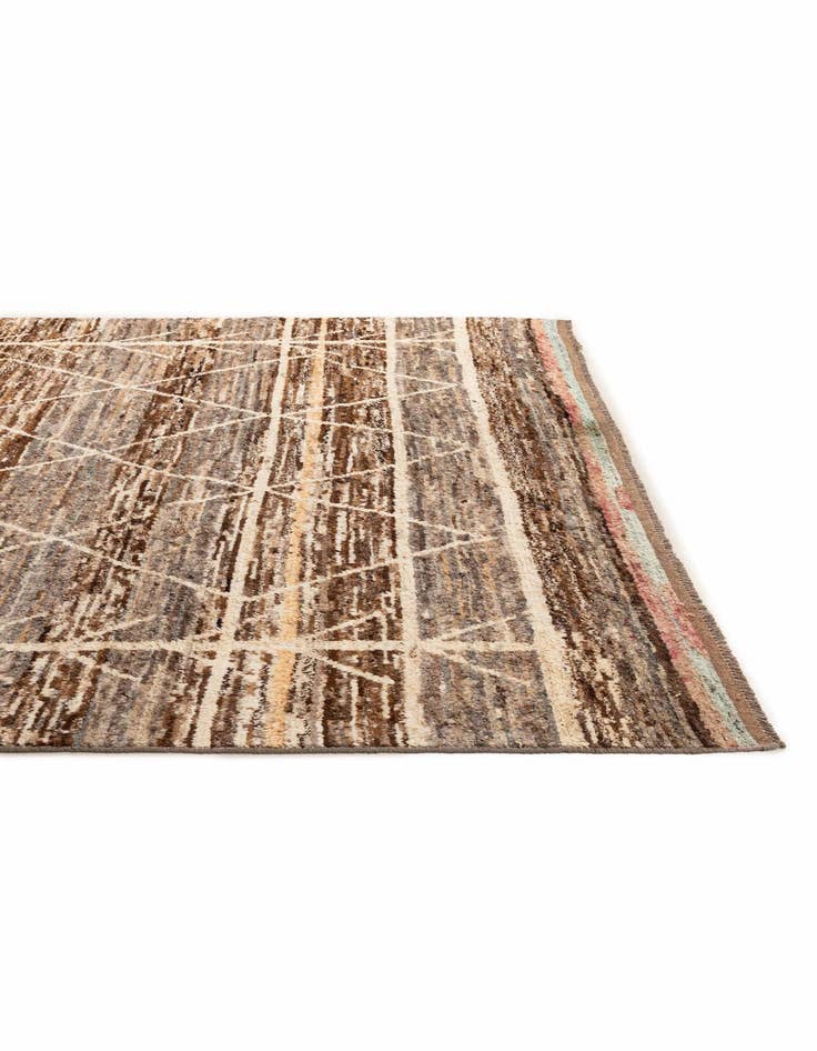 Detail image of 7' 11 x 9' 6  Hand Knotted Moroccan Wool Rug