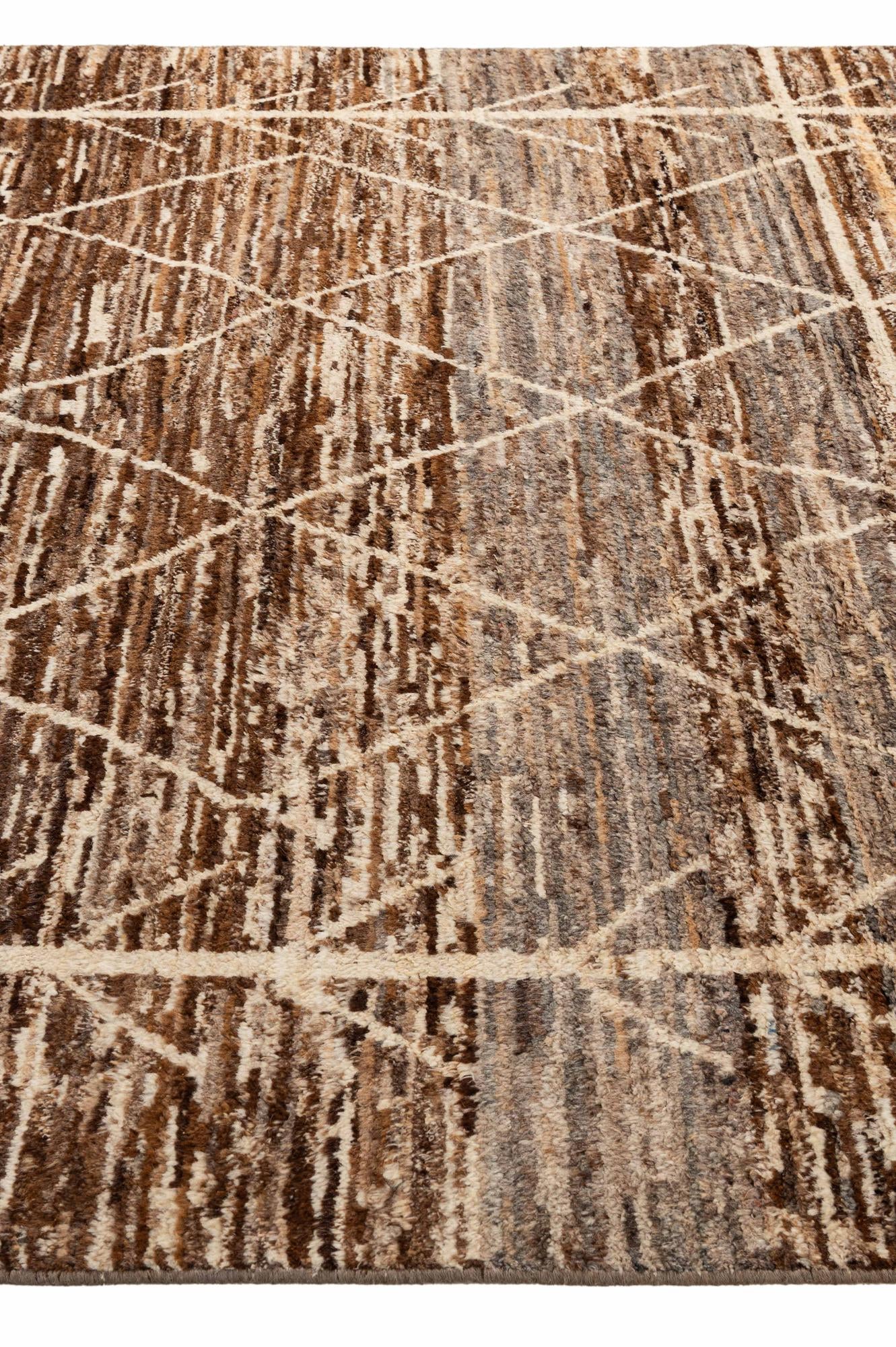 7' 11 x 9' 6 Hand Knotted Moroccan Wool Rug