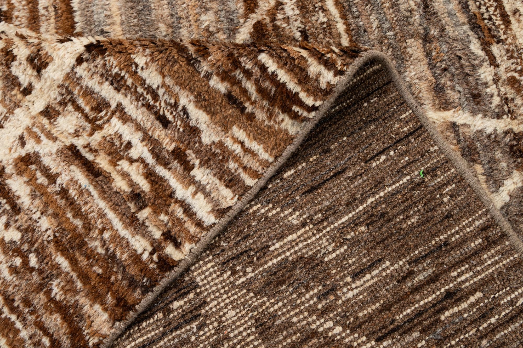 7' 11 x 9' 6 Hand Knotted Moroccan Wool Rug