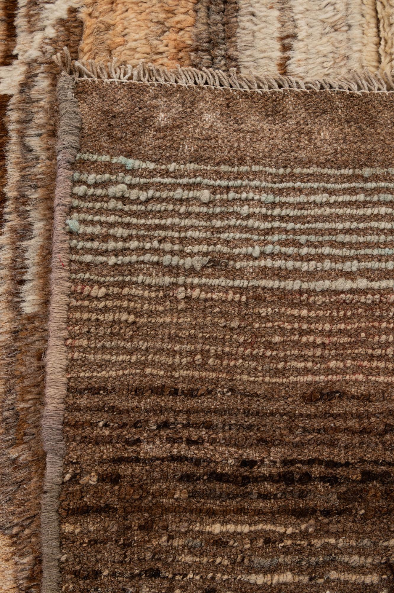 8' 2 x 10' 2 Hand Knotted Moroccan Wool Rug