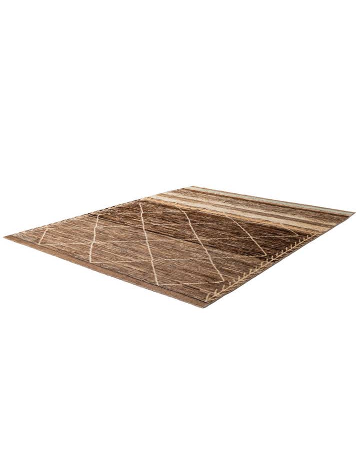 8' 2 x 10' 2 Hand Knotted Moroccan Wool Rug