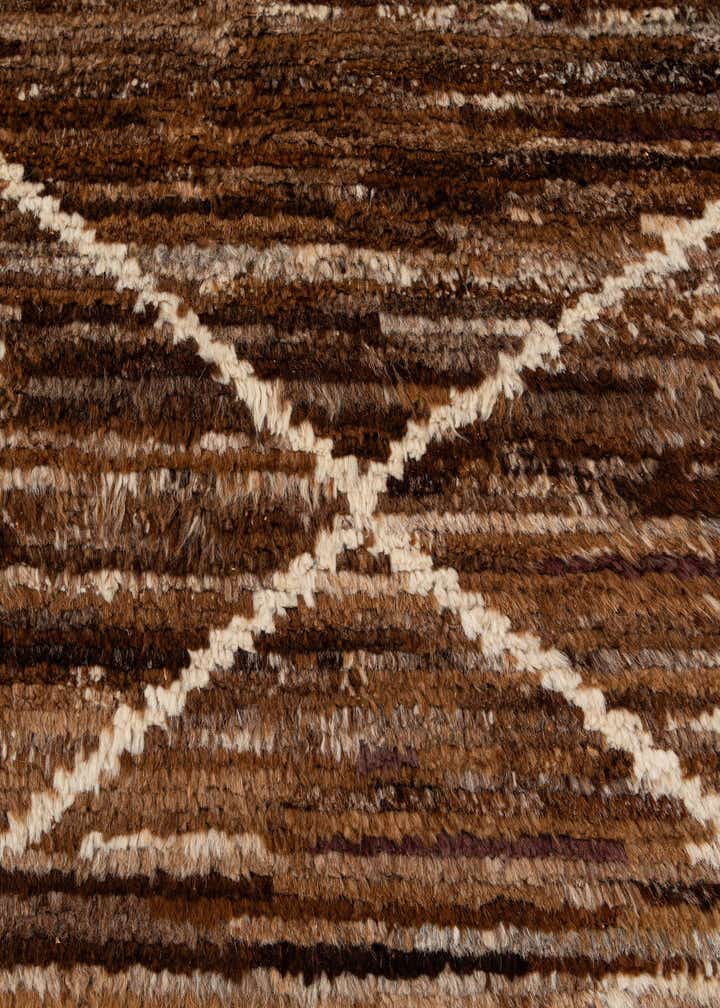 8' 2 x 10' 2 Hand Knotted Moroccan Wool Rug