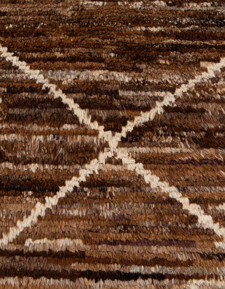 Detail image of 8' 2 x 10' 2  Hand Knotted Moroccan Wool Rug