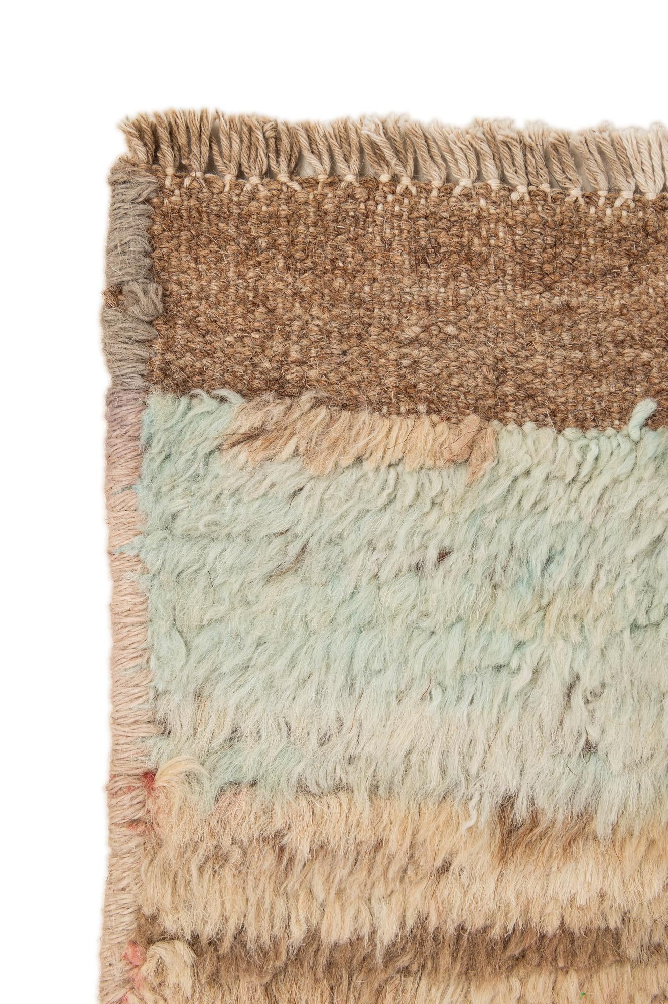 8' 2 x 10' 2 Hand Knotted Moroccan Wool Rug