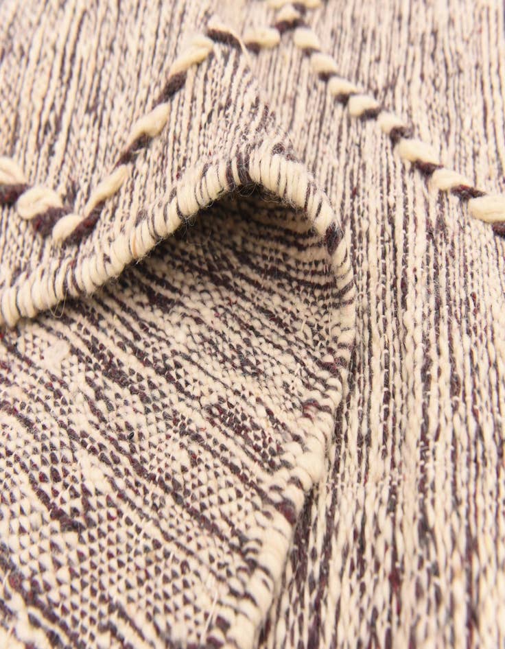 Detail image of 6' 6 x 10' 6  Hand Knotted Moroccan Wool Rug