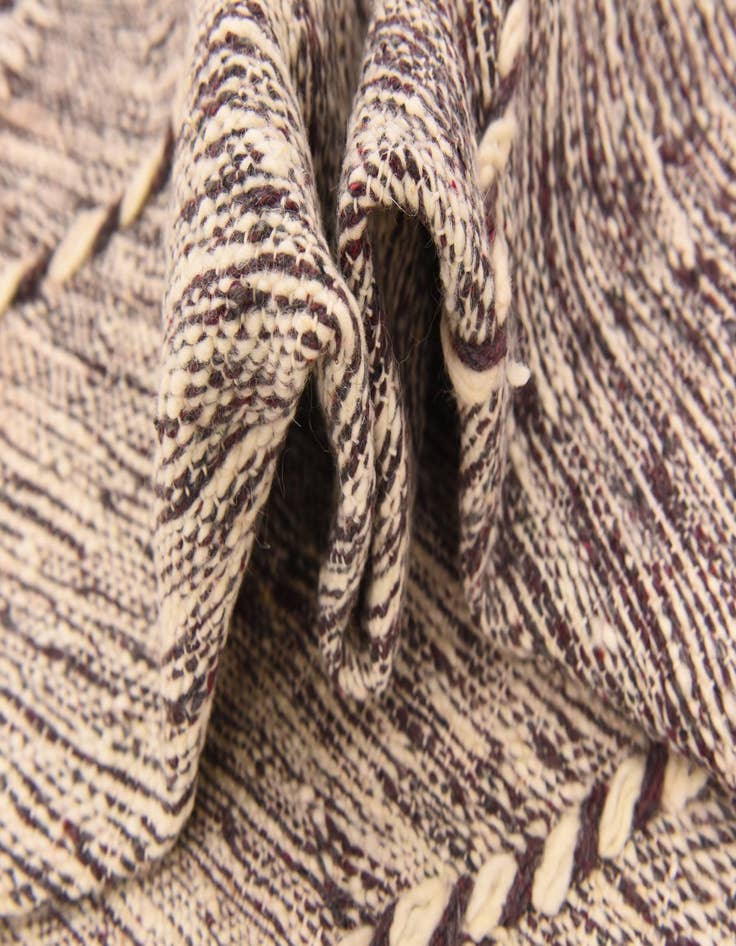 Detail image of 6' 6 x 10' 6  Hand Knotted Moroccan Wool Rug