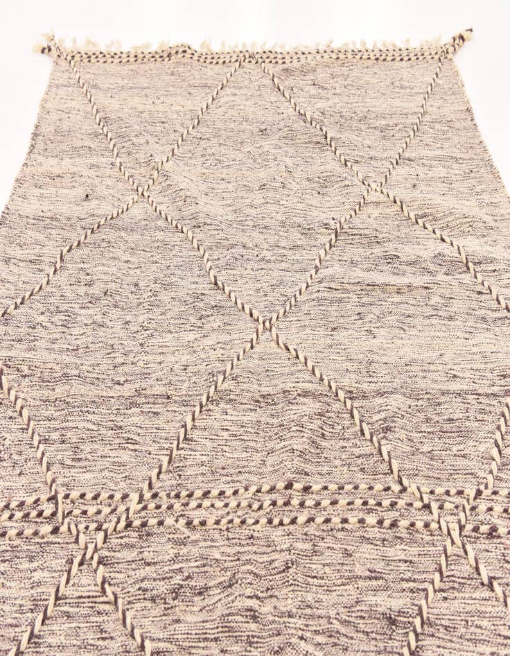 Detail image of 6' 6 x 10' 6  Hand Knotted Moroccan Wool Rug