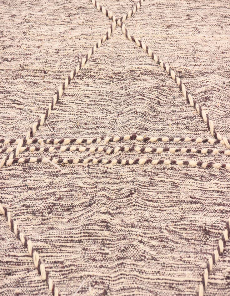 Detail image of 6' 6 x 10' 6  Hand Knotted Moroccan Wool Rug