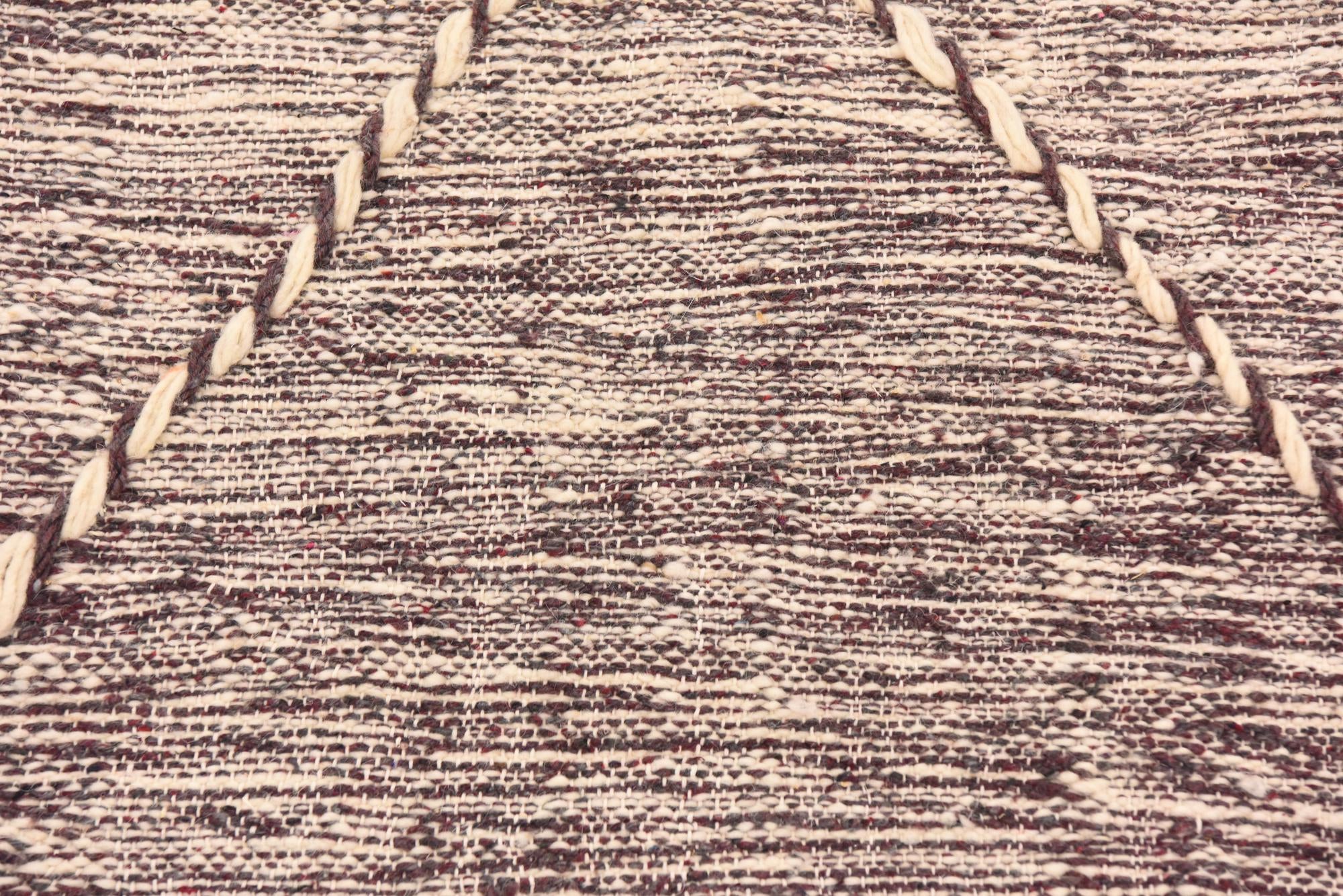 6' 6 x 10' 6 Hand Knotted Moroccan Wool Rug