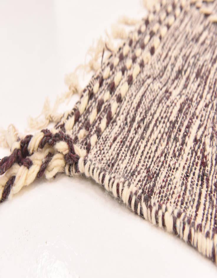 Detail image of 6' 6 x 10' 6  Hand Knotted Moroccan Wool Rug