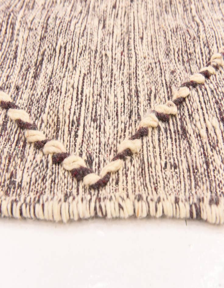 Detail image of 6' 6 x 10' 6  Hand Knotted Moroccan Wool Rug