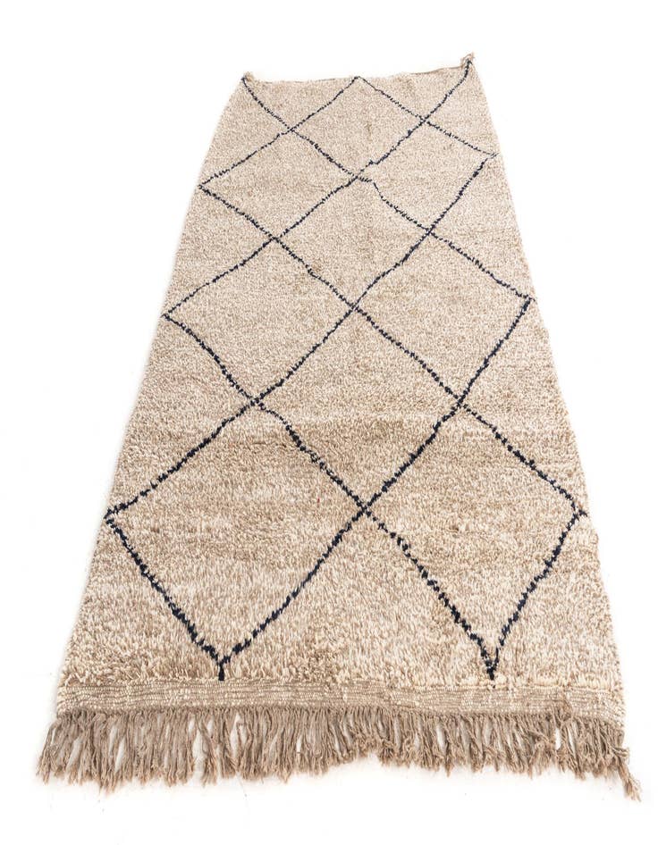 Detail image of 5' 4 x 7' 8  Hand Knotted Moroccan Wool Rug