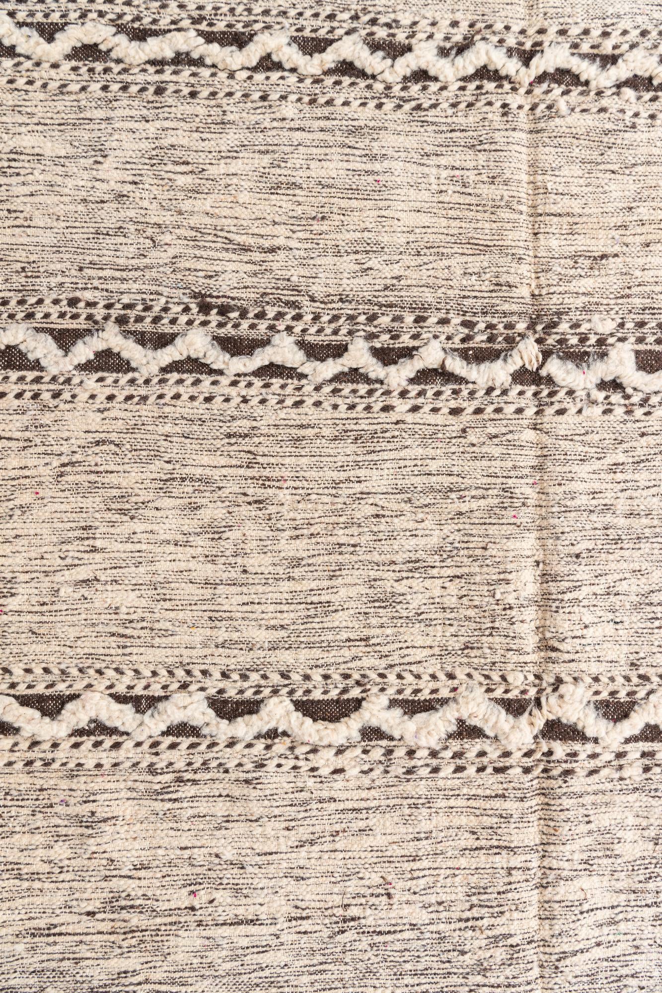6' 4 x 9' 4 Hand Knotted Moroccan Wool Rug