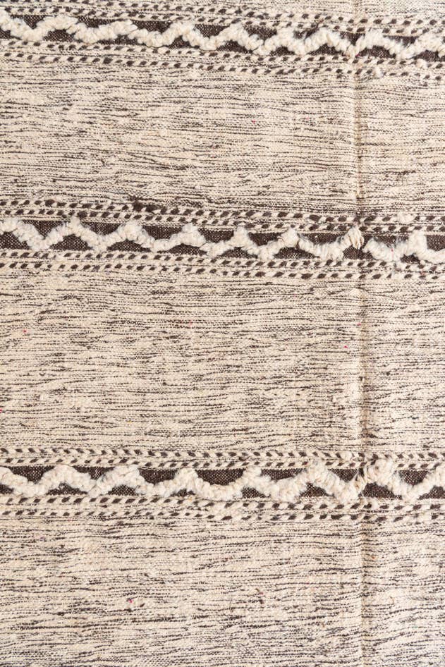 Detail image of 6' 4 x 9' 4 Hand Knotted Moroccan Wool Rug