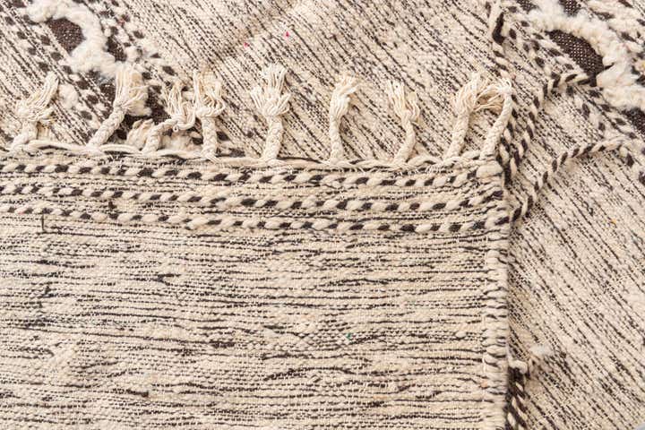 6' 4 x 9' 4 Hand Knotted Moroccan Wool Rug