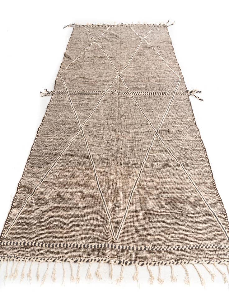 Detail image of 6' 6 x 10' 3 Hand Knotted Moroccan Wool Rug