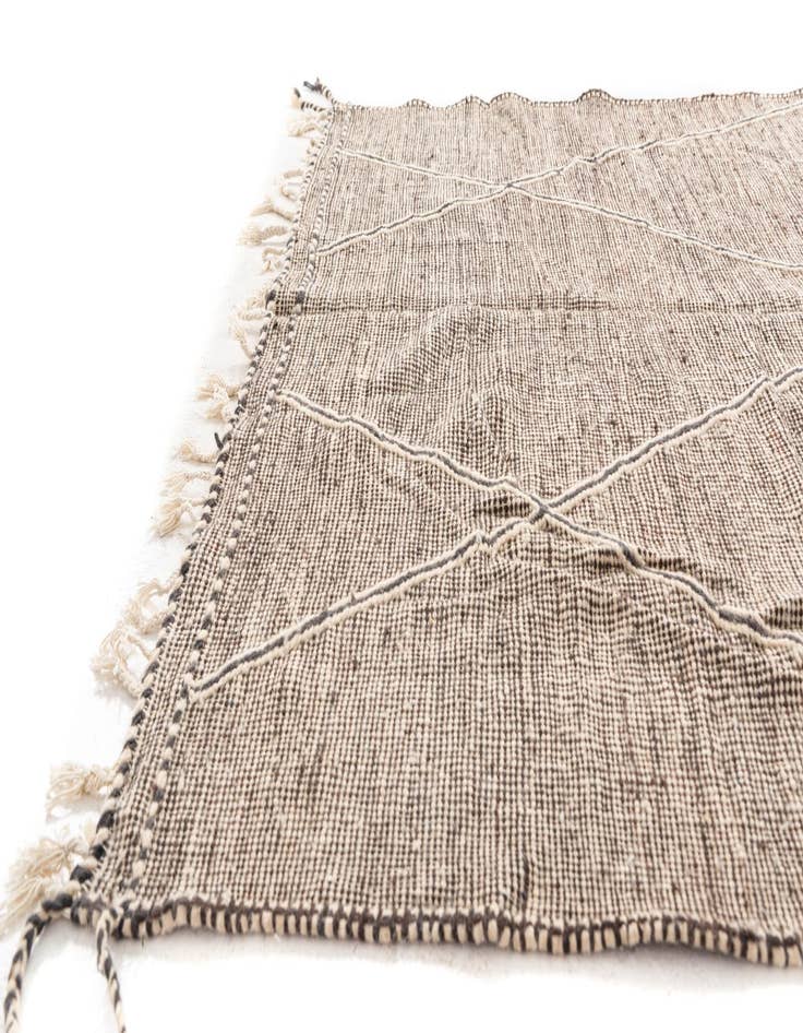 Detail image of 6' 6 x 10' 3  Hand Knotted Moroccan Wool Rug