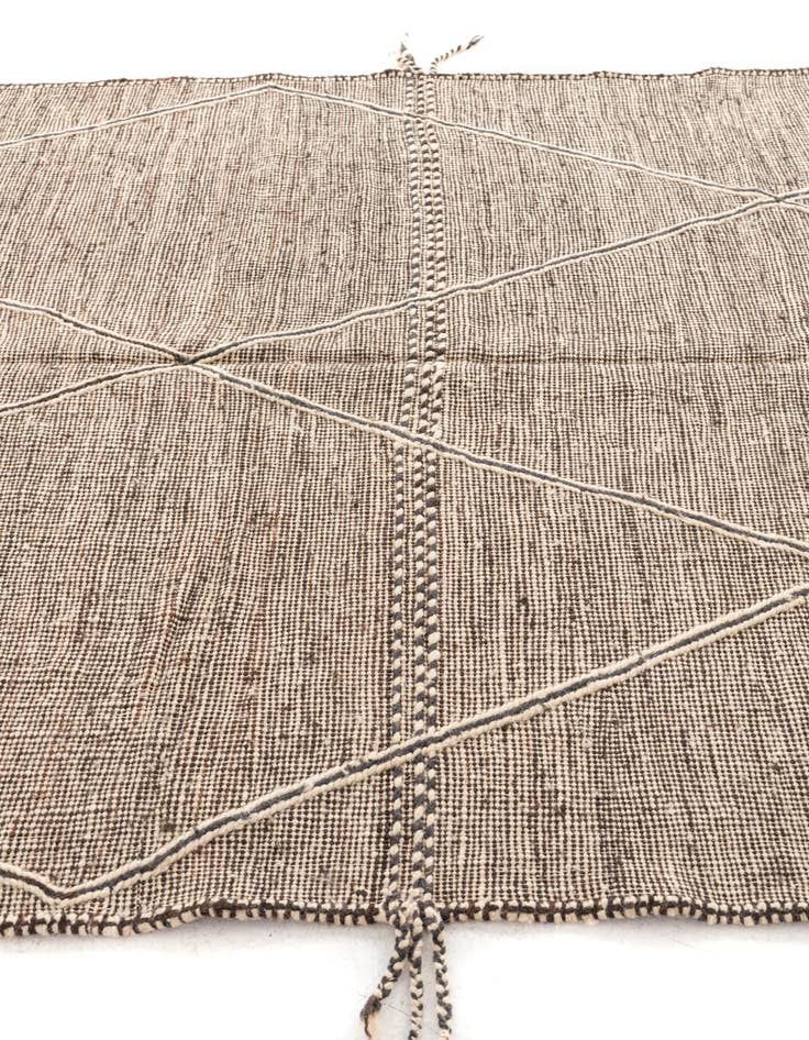 Detail image of 6' 6 x 10' 3 Hand Knotted Moroccan Wool Rug