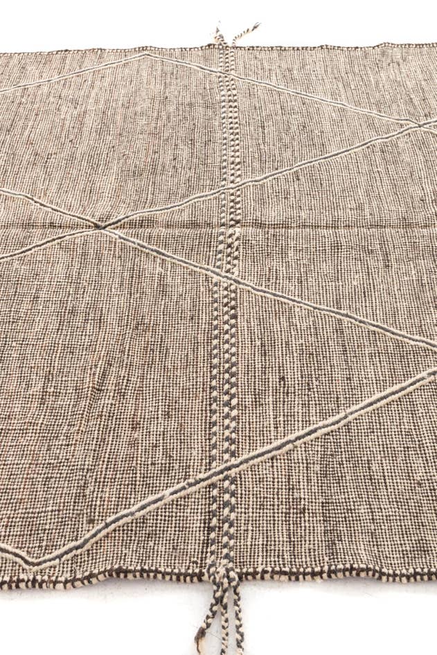 Detail image of 6' 6 x 10' 3 Hand Knotted Moroccan Wool Rug