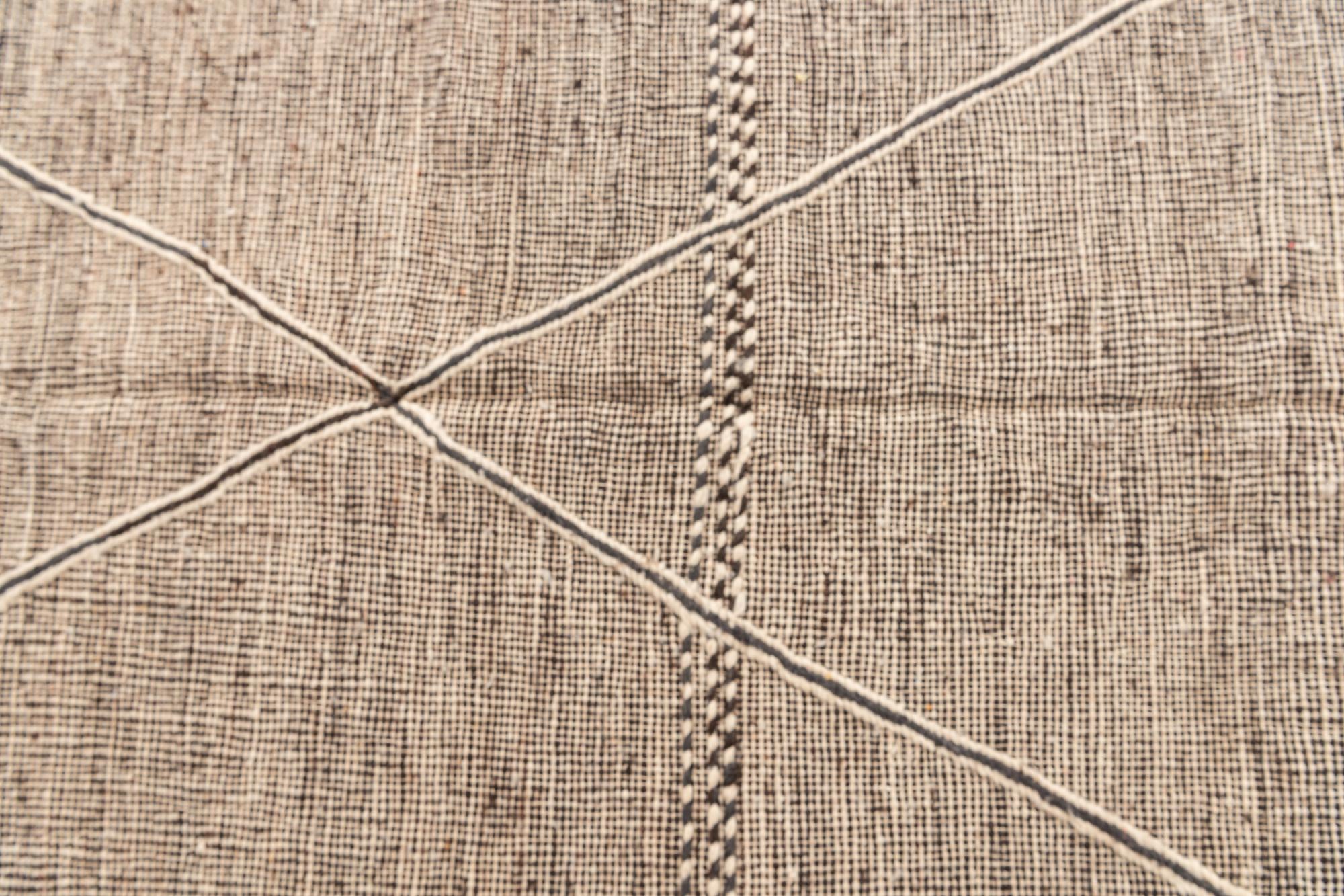 6' 6 x 10' 3 Hand Knotted Moroccan Wool Rug