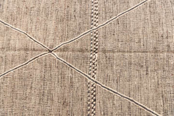 6' 6 x 10' 3 Hand Knotted Moroccan Wool Rug