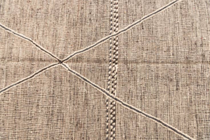 Detail image of 6' 6 x 10' 3 Hand Knotted Moroccan Wool Rug