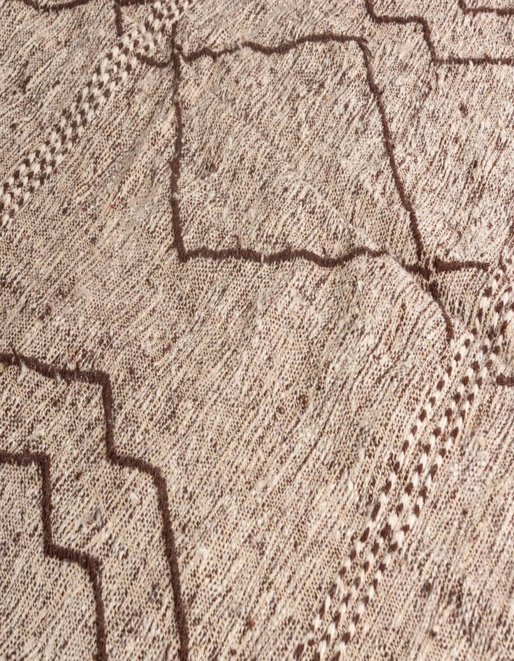 Detail image of 6' 5 x 10'  Hand Knotted Moroccan Wool Rug
