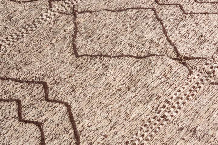 6' 5 x 10' Hand Knotted Moroccan Wool Rug