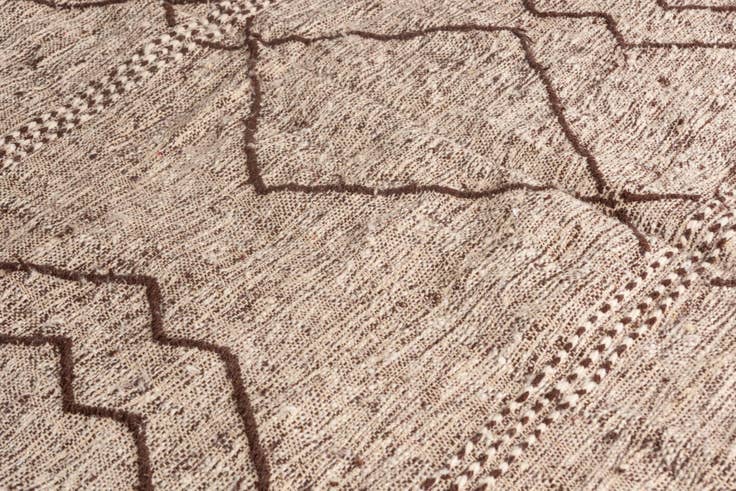 Detail image of 6' 5 x 10' Hand Knotted Moroccan Wool Rug