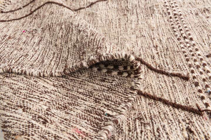 6' 5 x 10' Hand Knotted Moroccan Wool Rug