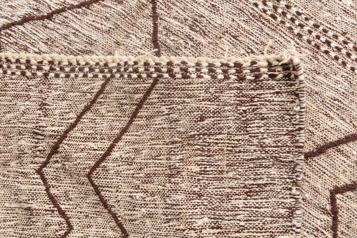 6' 5 x 10' Hand Knotted Moroccan Wool Rug