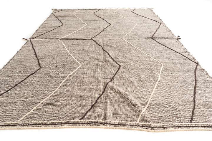 9' 2 x 13' 7 Hand Knotted Moroccan Wool Rug