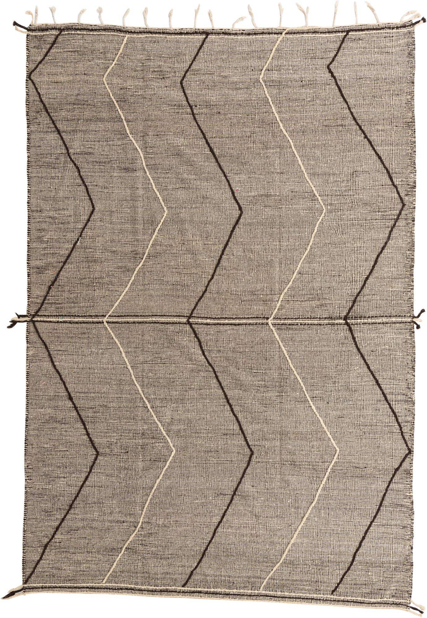 9' 2 x 13' 7 Hand Knotted Moroccan Wool Rug